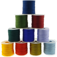 Nylontråd, Nylon, med plast spole, uden elastik, flere farver til valg, nikkel, bly & cadmium fri, 0.90mm, 100yards/PC, Solgt af PC