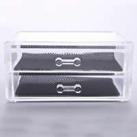 Jewelry Beads Container Acrylic Rectangle transparent clear Sold By PC