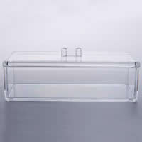 Jewelry Beads Container Acrylic Rectangle transparent clear Sold By PC