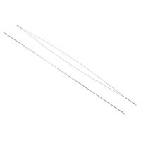 Ruostumaton teräs Wide Eye Needle, erikokoisia valinnalle, alkuperäinen väri, 10PC/laukku, Myymät laukku