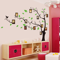 Wall Stickers, PVC-plast, Träd, vidhäftande, 1700x1200mm, 10Satser/Lot, Säljs av Lot