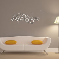 Wall Stickers, Polystyrene, Donut, spegeleffekt & vidhäftande, 600x400mm, Säljs av PC