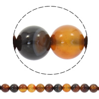 Natural Miracle Agate Beads Round Approx 1mm Sold Per Approx 15 Inch Strand