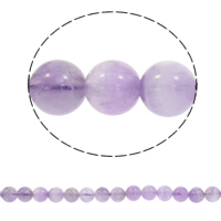 Natuurlijke Amethyst kralen, Amethist, Ronde, synthetisch, Februari Birthstone & verschillende grootte voor keus, Gat:Ca 1mm, Per verkocht Ca 15.5 inch Strand