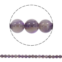 Natuurlijke Amethyst kralen, Amethist, Ronde, synthetisch, Februari Birthstone & verschillende grootte voor keus, Gat:Ca 1mm, Per verkocht Ca 15.5 inch Strand