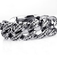 Titanium Staal Armband, twist ovale keten & voor de mens & zwart maken, 31mm, Lengte Ca 8 inch, 3strengen/Lot, Verkocht door Lot