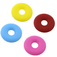 Beads silicone, Approvazione FDA, nessuno, 32.50x32.50x7mm, Foro:Appross. 10mm, 10PC/lotto, Venduto da lotto