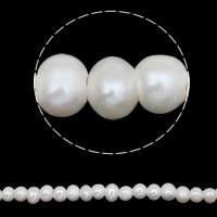 Krumpir Kulturan Slatkovodni Pearl perle, prirodan, bijel, 11-12mm, Rupa:Približno 3mm, Prodano Per Približno 14.2 inčni Strand