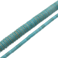 Turquoise Kralen, Synthetische Turquoise, Chips, verschillende grootte voor keus, blauw, Gat:Ca 1.5mm, Lengte Ca 15 inch, Verkocht door Bag