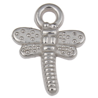 Acryl Hangers, Dragonfly, silver plated, 15x20x3.50mm, Gat:Ca 2mm, 2Tassen/Lot, Ca 1200pC's/Bag, Verkocht door Lot