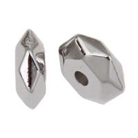 Plated Acrylic Beads Rondelle silver color plated faceted Approx 1mm Approx Sold By Lot