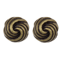 Plated Acrylic Beads Flower antique bronze color plated 12mm Approx 2mm Approx Sold By Lot