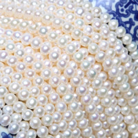 Krumpir Kulturan Slatkovodni Pearl perle, prirodan, bijel, 5-5.5mm, Rupa:Približno 0.8mm, Prodano Per Približno 15.5 inčni Strand