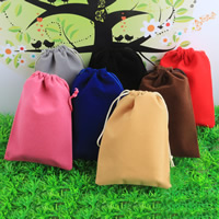 Jewelry Pouches Bags Velveteen with Nylon Cord mixed colors Sold By Lot