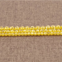 Imitatie Amber Resin kralen, Hars, Ronde, imitatie bijenwas & verschillende grootte voor keus, Gat:Ca 1.5mm, Lengte Ca 15.5 inch, Verkocht door Lot