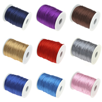 Nylonsnor, Nylon, med plast spole, flere farver til valg, 1.5mm, Ca. 100yards/Spool, Solgt af Spool