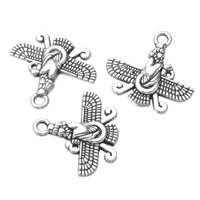 Zinc Alloy Pendants antique silver color plated nickel lead & cadmium free Approx 1.5mm Sold By Lot