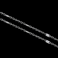 Stainless Steel Oval Chain original color  Sold By Lot