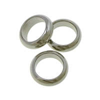 Rustfrit stål Linking Ring, Stainless Steel, Donut, oprindelige farve, 9x9x3mm, Hole:Ca. 6.5mm, 200pc'er/Lot, Solgt af Lot