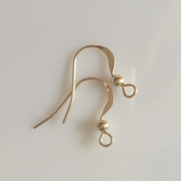 Gold Filled Earring Hook 14K gold-filled nickel lead & cadmium free Sold By Pair