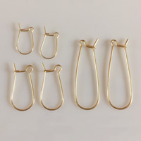 Óir-líonadh Hooks Earring Duán, 14K ór -líonadh & méid éagsúla do rogha, nicil, luaidhe & caidmiam saor in aisce, Díolta De réir Péire