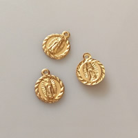 Gold-filled Drop Extender Αλυσίδα, Flat Γύρος, 14K επίχρυσο, νικέλιο, μόλυβδο και κάδμιο ελεύθεροι, 8.50x10.40mm, Τρύπα:Περίπου 0.8mm, Sold Με PC