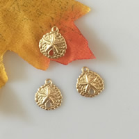 Oro-llenado colgante, Redondo aplanado, 14K gold-filled, libre de níquel, plomo & cadmio, 9mm, agujero:aproximado 0.9mm, Vendido por UD