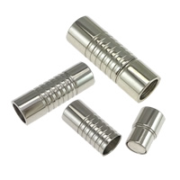 Stainless Steel Magnetic Clasp Column original color Sold By Lot