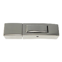 Stainless Steel Magnetic Clasp Rectangle original color Approx Sold By Lot