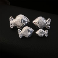 99.9% Sterling Silver Beads Fish Sold By Lot