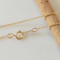 Gold naplněné Náhrdelník Chain, 14K zlato -naplněné & různé délky pro volbu & oválný řetězu, nikl, olovo a kadmium zdarma, 1.10mm, Prodáno By Strand