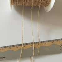 Gold Filled Chain 14K gold-filled & oval chain 1.10mm Sold By m