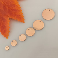 Doublé or Chaine d'extension avec breloque goutte, Plat rond, 14K rose Gold-Filled & normes différentes pour le choix, protéger l'environnement, sans nickel, plomb et cadmium, Vendu par PC