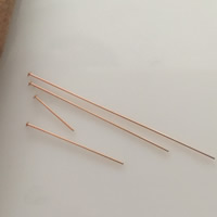 Gold-teli headpin, 14K arany töltött Rózsa & különböző méretű a választás, nikkel, ólom és kadmium mentes, Által értékesített PC