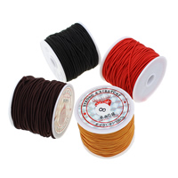 Elastinen Thread, Nylon, kanssa muovi kela, joustava, enemmän värejä valinta, 0.60mm, 25PC/laukku, N. 38m/PC, Myymät laukku