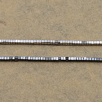 Perles hématites amagnétiques, hématite non magnétique, cadre, Placage, plus de couleurs à choisir, 1.50x1.50mm, Trou:Environ 0.3mm, Longueur Environ 16 pouce, 10Strandstoron/lot, Environ 383PC/brin, Vendu par lot