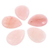 Cherry Quartz hängande komponent, Dropp, inget hål, 30x40x8mm, 50PC/Bag, Säljs av Bag