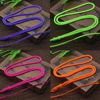 Fashion Ketting Cord, Nylon Koord, meer kleuren voor de keuze, 3mm, Lengte Ca 24 inch, 100strengen/Bag, Verkocht door Bag