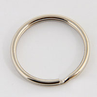 Iron Split Ring platinum color plated lead & cadmium free Sold By Bag