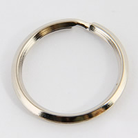 Iron Split Ring platinum color plated lead & cadmium free Sold By Bag