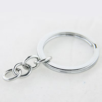 Iron Split Ring platinum color plated lead & cadmium free Sold By Bag