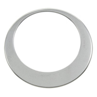 Rustfrit stål Linking Ring, Stainless Steel, Donut, oprindelige farve, 33x1mm, Hole:Ca. 19.8mm, 100pc'er/Bag, Solgt af Bag