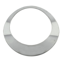 Rustfrit stål Linking Ring, Stainless Steel, Donut, oprindelige farve, 45x2mm, Hole:Ca. 33.8mm, 100pc'er/Bag, Solgt af Bag