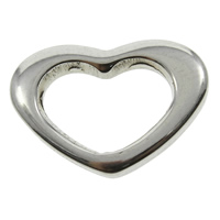 Stainless Steel Linking Ring Heart original color Approx Sold By Bag