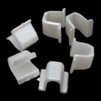 Pérolas de plástico ABS Acessórios de vestuário, branco, 12x9x10mm, Aprox 2000PCs/Bag, vendido por Bag