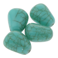 Acrylic Jewelry Beads imitation turquoise blue Approx 1mm Approx Sold By Bag