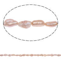 Keishi odlad sötvattenspärla pärlor, Freshwater Pearl, naturlig, ljuslila, Grade A, 4-5mm, Hål:Ca 0.8mm, Såld Per Ca 15 inch Strand