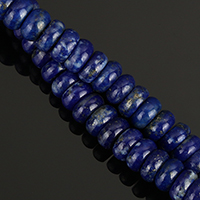 Lapis lazuli Korálky, Přírodní Lapis Lazuli, Flat Round, různé velikosti pro výběr, Grade AA, Prodáno za Cca 15 inch Strand