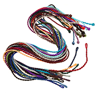 Fashion Ketting Cord, Nylon, meer kleuren voor de keuze, 2mm, Lengte Ca 18 inch, 100strengen/Lot, Verkocht door Lot