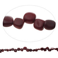 Drágakő chips, Red Jasper, Nuggets, természetes, 9x8x5mm-x12x12x6mm, Lyuk:Kb 1.5mm, Kb 50PC-k/Strand, Naponta eladott Kb 15.5 inch Strand